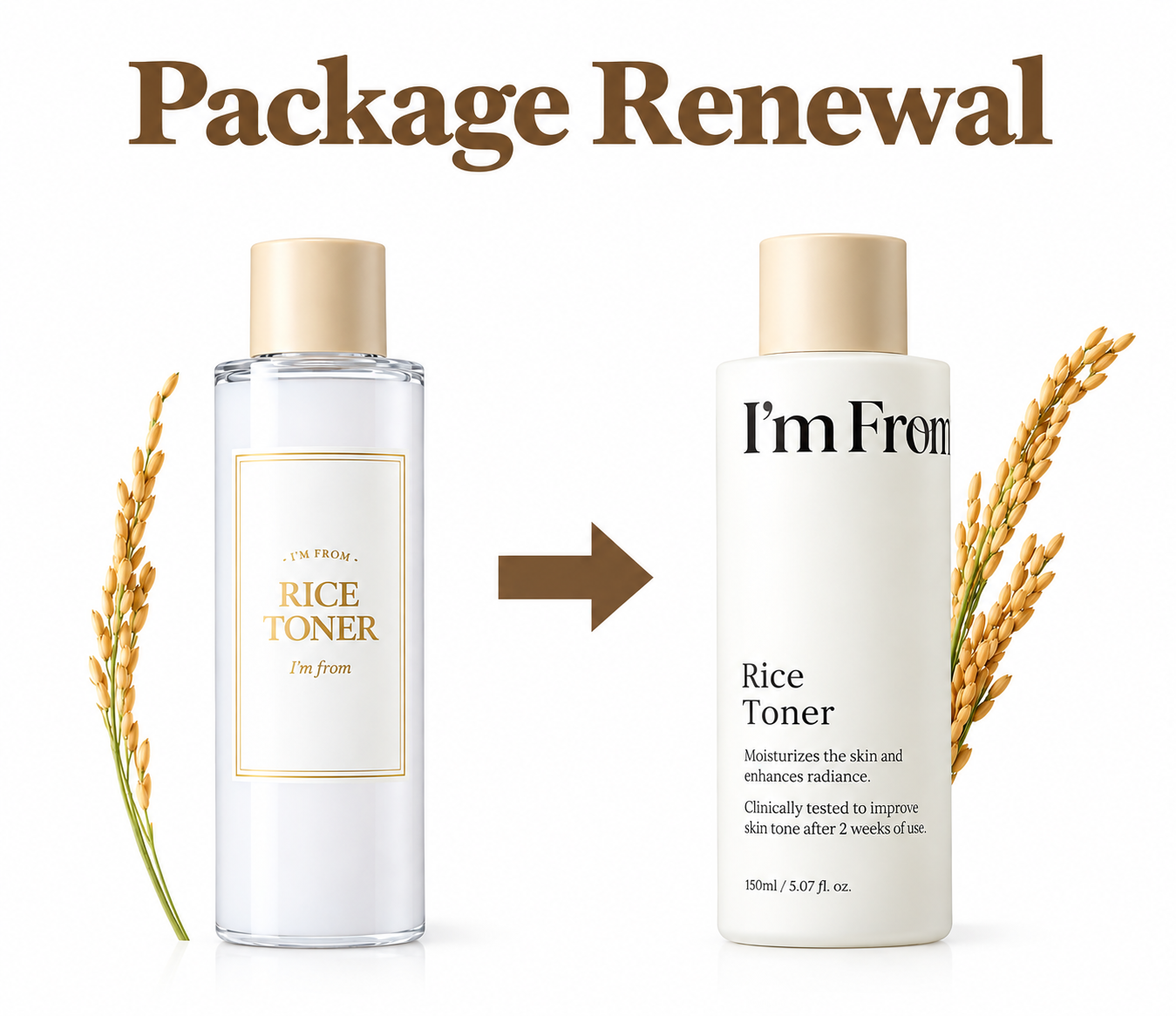 I’m From Rice Toner, 77.78% Rice Extract 150ml