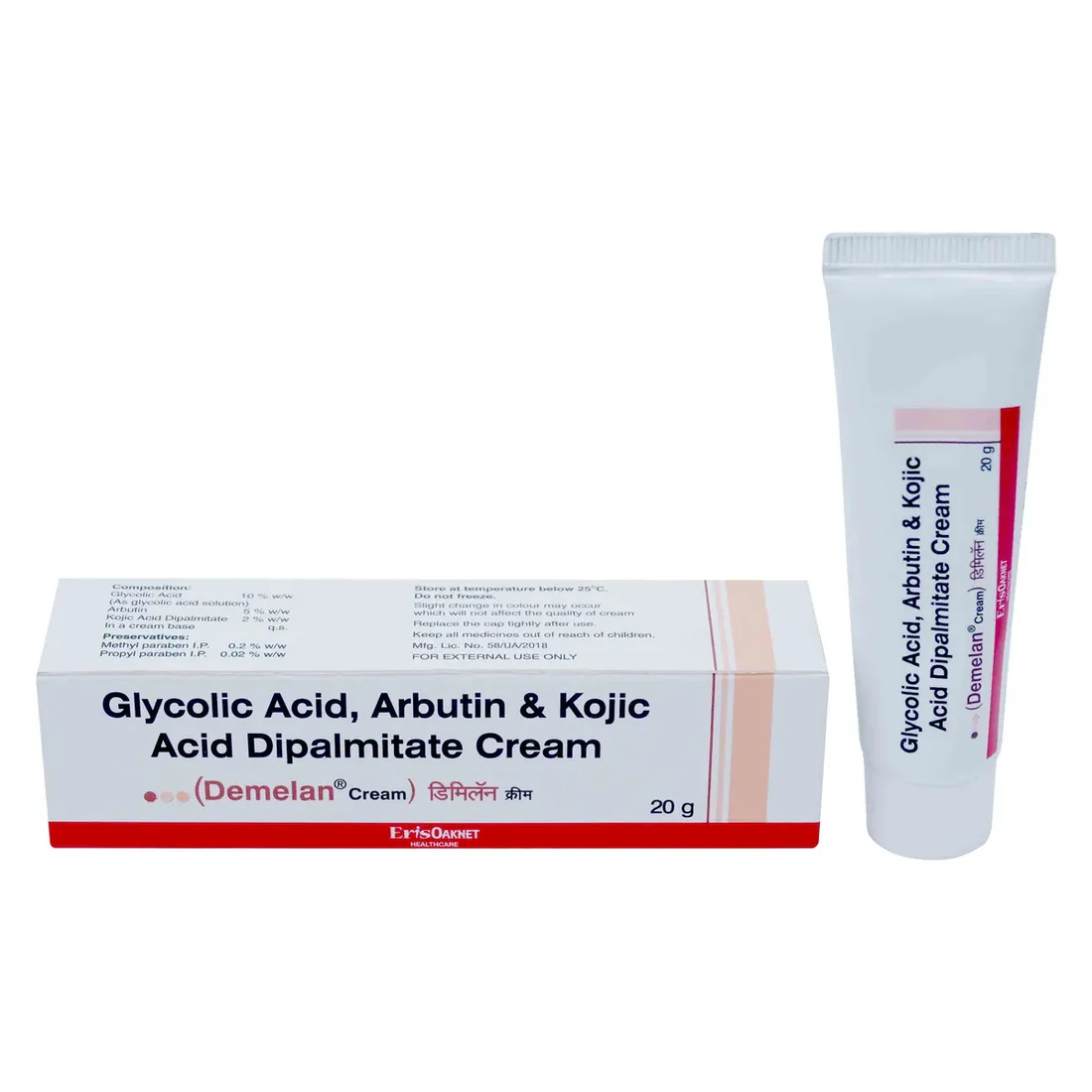 MELAN DEMELAN GLYCOLIC, ARBUTIN & KOJIC ACID CREAM