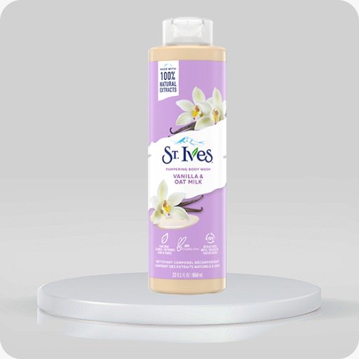 ST. Ives Vanilla & Oat Milk Body Wash – 650ml