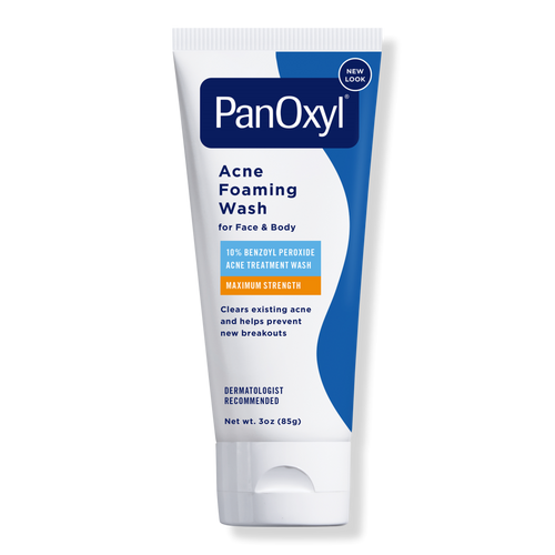 PanOxyl Acne Foaming Wash Benzoyl Peroxide 10% Maximum Strength – 5oz